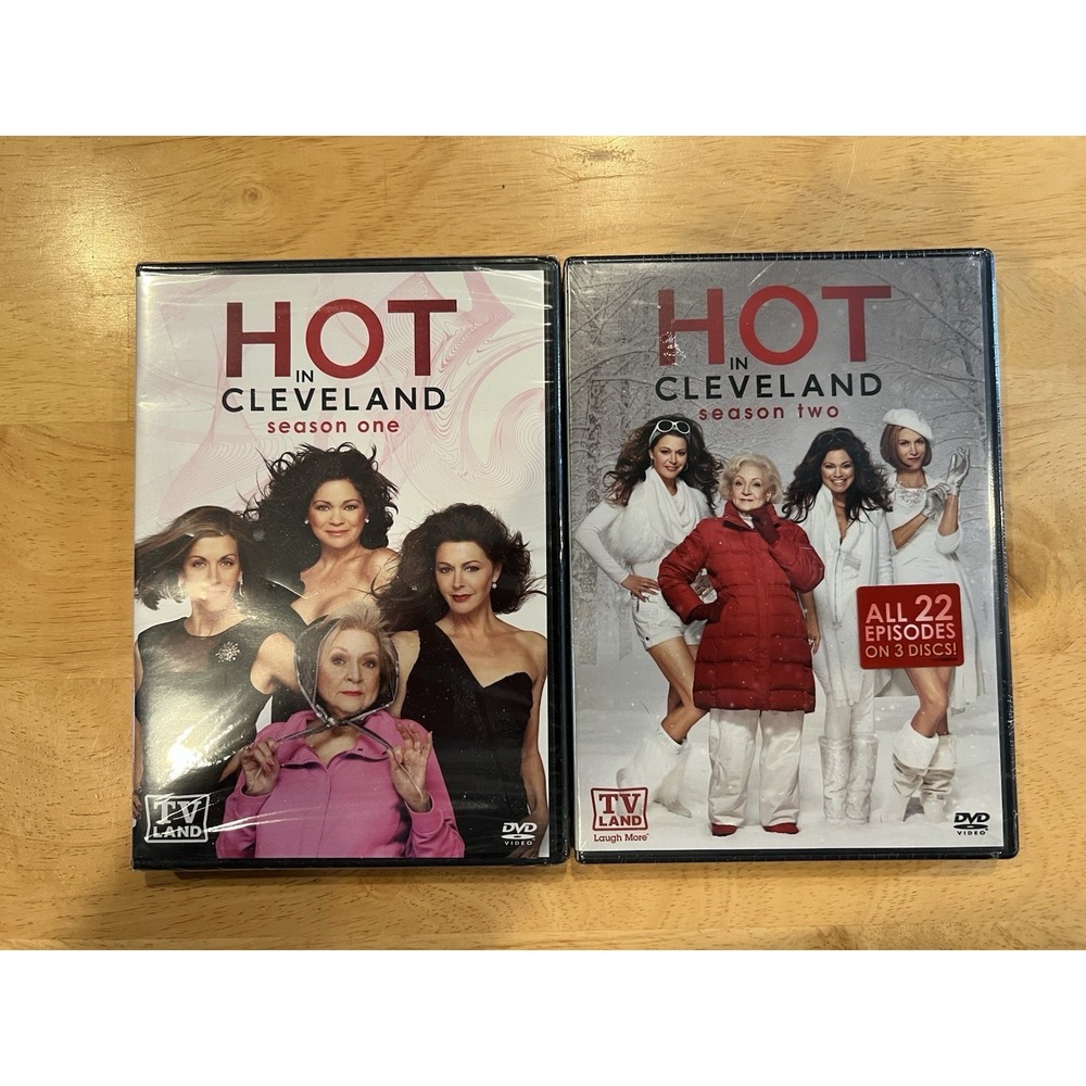 Hot In Cleveland Season 1 & 2 (DVD) BRAND NEW